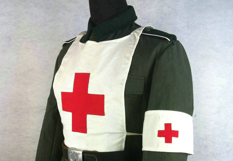 WW2 German Medic Red Cross Chest Apron & Armband| Hikimilitariashop