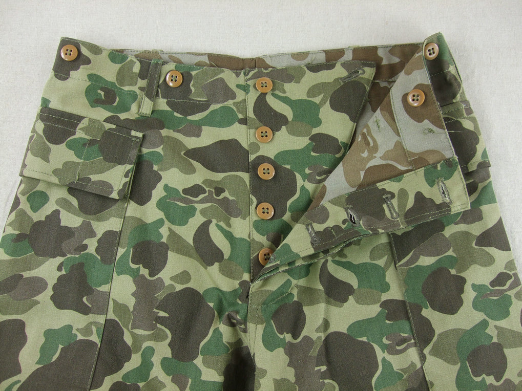 WWII US Army Camo HBT Utility Trousers Pants| Hikimilitariashop