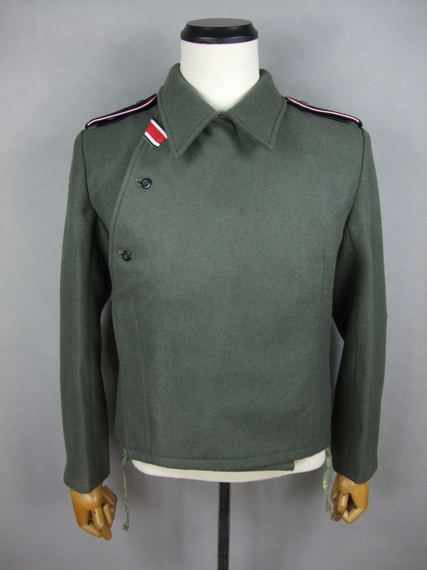 WWII German WH Heer M40 Field Gray Wool Panzer Jacket Tunic|  Hikimilitariashop